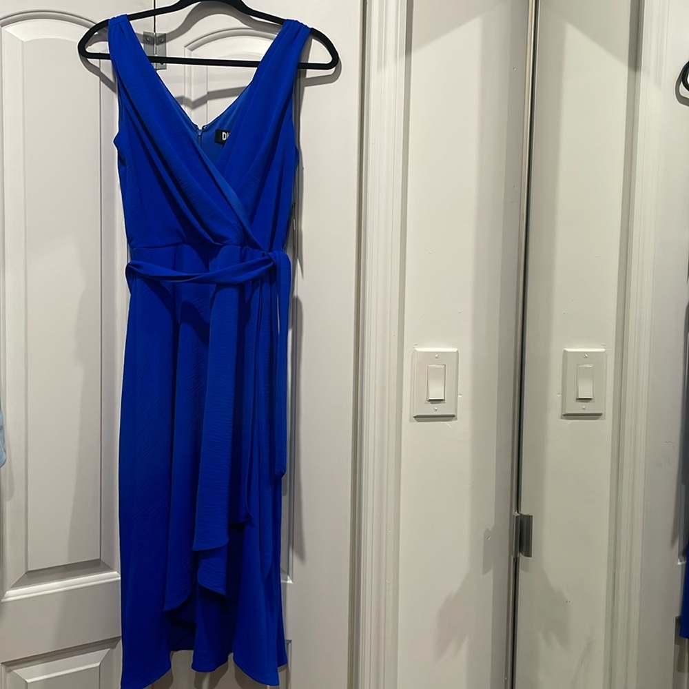 NWT DKNY Faux-Wrap Dress